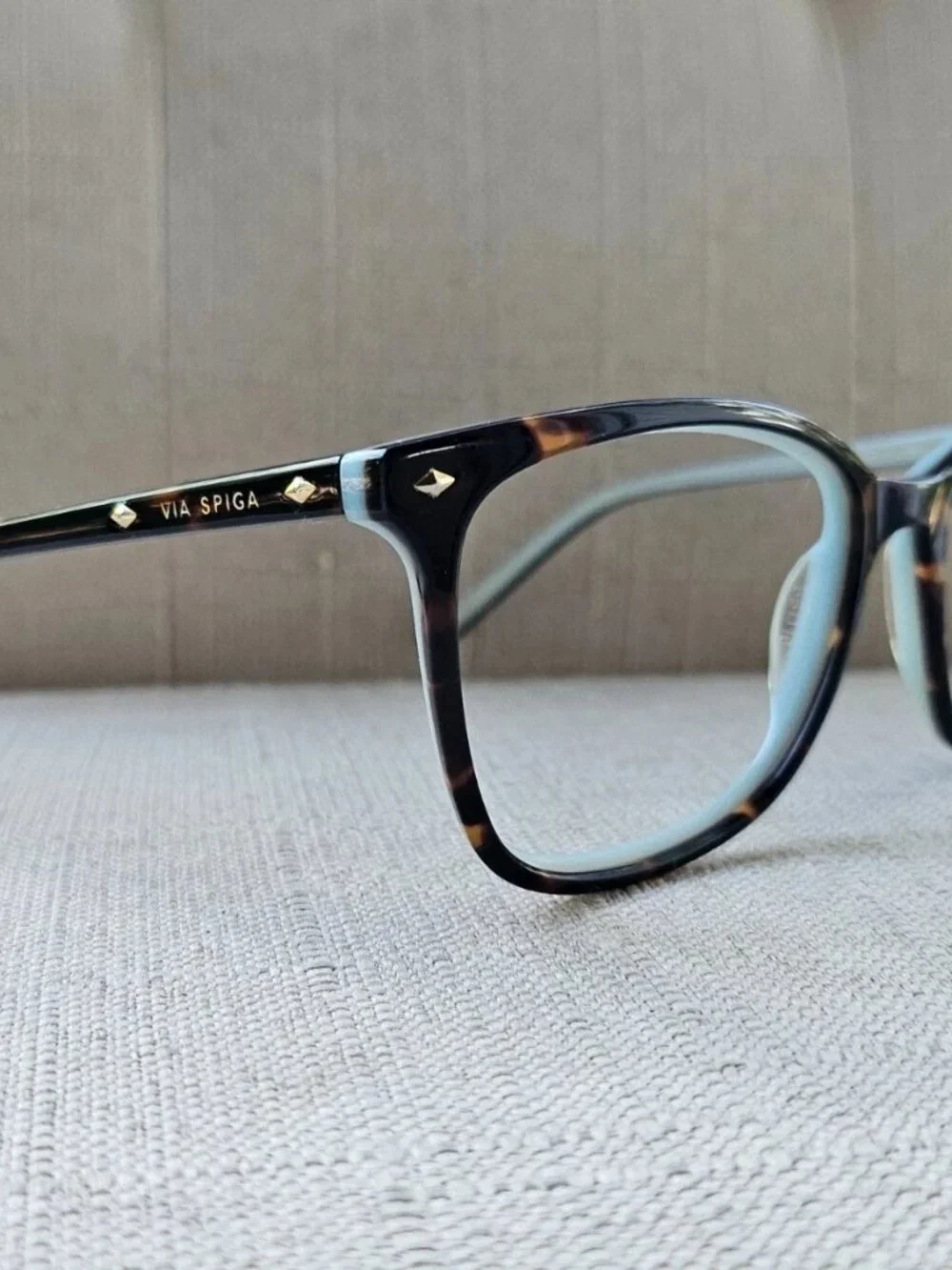 Via Spiga Women Eyeglasses Frame Brown Tortoise 350-S 135 Glasses